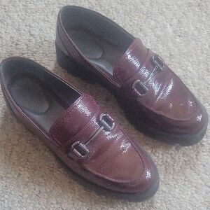 Franco Sarto Burgundy Loafers